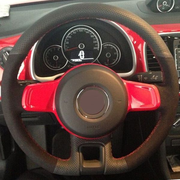 black genuine leather suede hand-stitched car steering wheel cover for volkswagen vw beetle 2012-2016 up 2013-2016
black genuine leather suede hand-stitched car steering wheel cover for volkswagen vw beetle 2012-2016 up 2013-2016