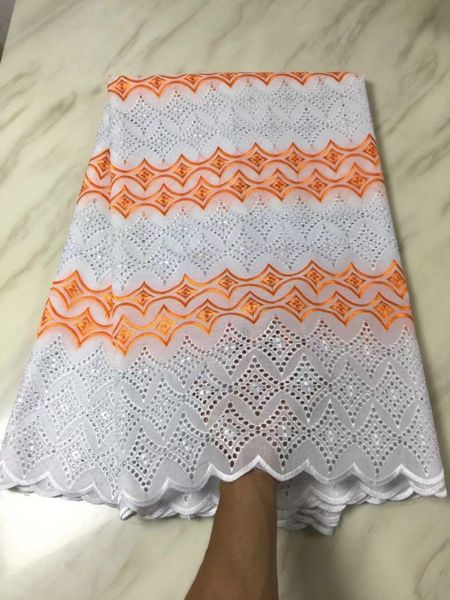 5 yards/pc sale white african mesh cotton fabric and orange embroidery swiss voile lace for clothes bc10-3, Black;white
5 yards/pc sale white african mesh cotton fabric and orange embroidery swiss voile lace for clothes bc10-3, Black;white