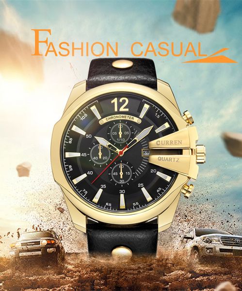 new curren8176 mens watches brand luxury clock male leather strap three dial military waterproof wristwatch men quartz thin watch, Slivery;brown
new curren8176 mens watches brand luxury clock male leather strap three dial military waterproof wristwatch men quartz thin watch, Slivery;brown