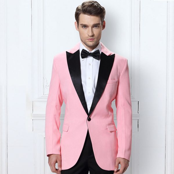 pink men suit 2018 wedding groomsmen suits peaked lapel grey groom tuxedos custom made white man blazers 2 pieces red jacket pants, Black;gray
pink men suit 2018 wedding groomsmen suits peaked lapel grey groom tuxedos custom made white man blazers 2 pieces red jacket pants, Black;gray