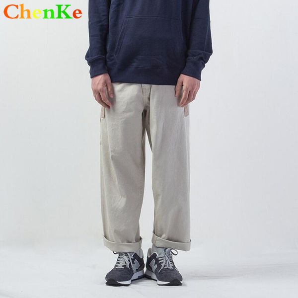 chenke 2018 autumn winter new original casual pants men cotton loose fashion multi pockets trousers men brand clothing, Black
chenke 2018 autumn winter new original casual pants men cotton loose fashion multi pockets trousers men brand clothing, Black
