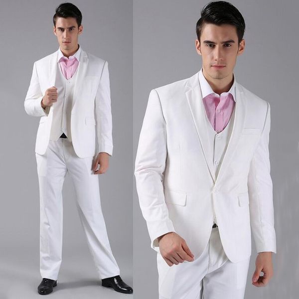 tailored casual white men suit wedding suits for man blazer jacket vest pants tailored slim fit groom tuxedos bridegroom 3 pieces prom wear, Black;gray
tailored casual white men suit wedding suits for man blazer jacket vest pants tailored slim fit groom tuxedos bridegroom 3 pieces prom wear, Black;gray