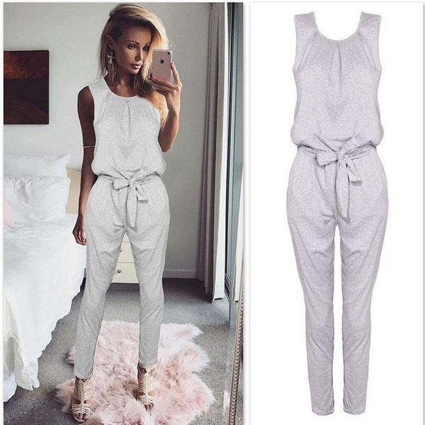 summer casaul jumpsuit womens long jumpsuits overalls round neck sleeveless romper bodysuit 2018 office work wear elegant pants, Black;white
summer casaul jumpsuit womens long jumpsuits overalls round neck sleeveless romper bodysuit 2018 office work wear elegant pants, Black;white