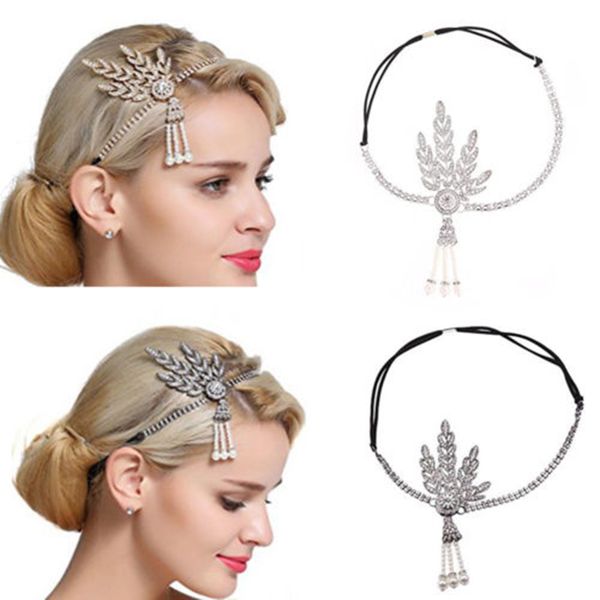 art deco women 1920s vintage bridal headpiece costume hair accessories flapper great gatsby leaf medallion pearl headband, Golden;white
art deco women 1920s vintage bridal headpiece costume hair accessories flapper great gatsby leaf medallion pearl headband, Golden;white