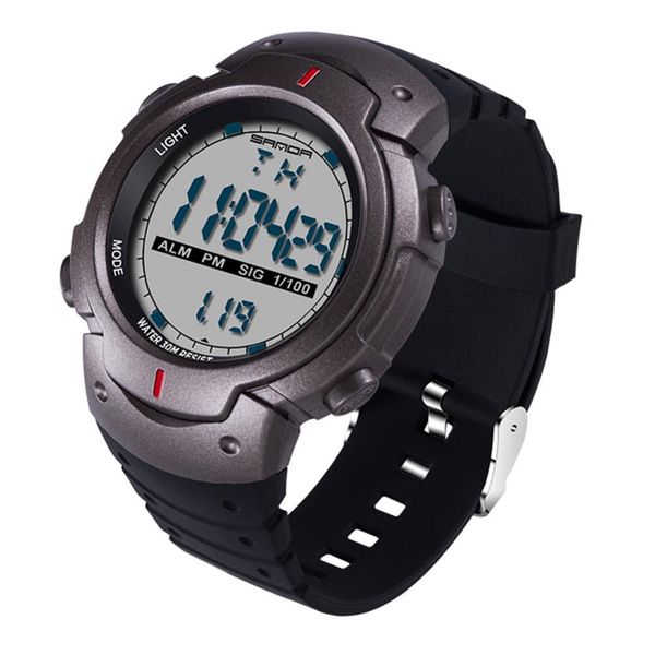 leisure waterproof luminous sports watch led digital watch 50m dive swim dress sports watches outdoor wristwatches, Slivery;brown
leisure waterproof luminous sports watch led digital watch 50m dive swim dress sports watches outdoor wristwatches, Slivery;brown