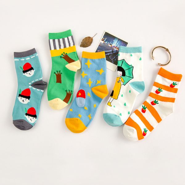2018 korean women's cotton socks harajuku personality cute kawaii socks tree starry umbrella umbrella funny, Black;white
2018 korean women's cotton socks harajuku personality cute kawaii socks tree starry umbrella umbrella funny, Black;white