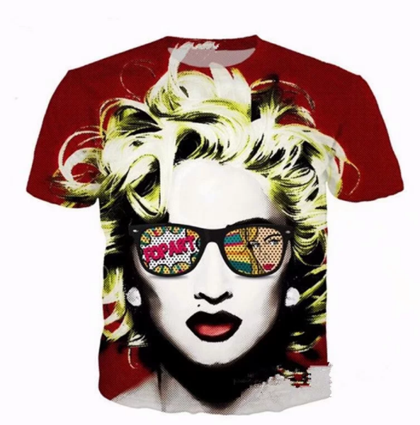 певица мадонна женщины мужчины новая мода лето унисекс смешно 3d печати crewneck повседневная футболка топы tee q59, White;black
певица мадонна женщины мужчины новая мода лето унисекс смешно 3d печати crewneck повседневная футболка топы tee q59, White;black