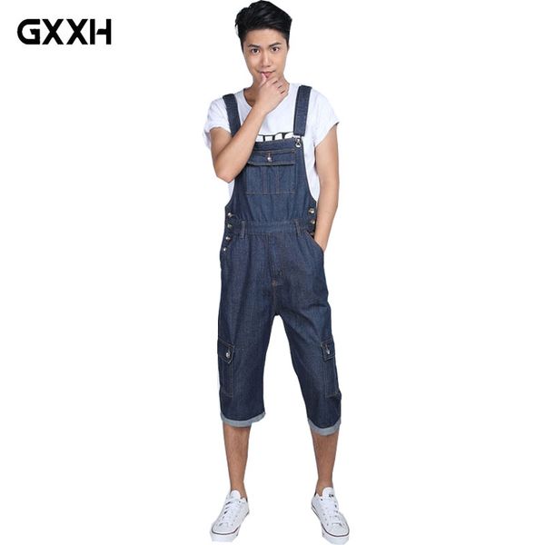 korean version of the denim bibs men's bib pants casual jumpsuit men's suspenders pants in more size denim overalls size s-5xl, Blue
korean version of the denim bibs men's bib pants casual jumpsuit men's suspenders pants in more size denim overalls size s-5xl, Blue