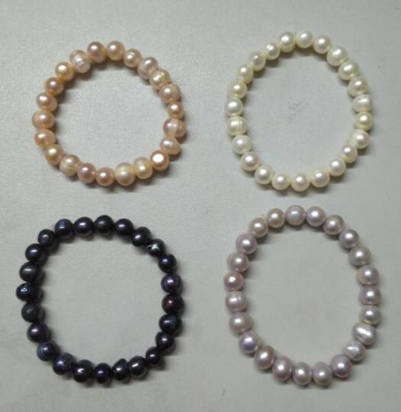 2018 Hot sales 100% natural cultured freshwater 8-12mm irregular pearl bracelets elastic pearl bracelet white / Pink / black / purple
2018 Hot sales 100% natural cultured freshwater 8-12mm irregular pearl bracelets elastic pearl bracelet white / Pink / black / purple