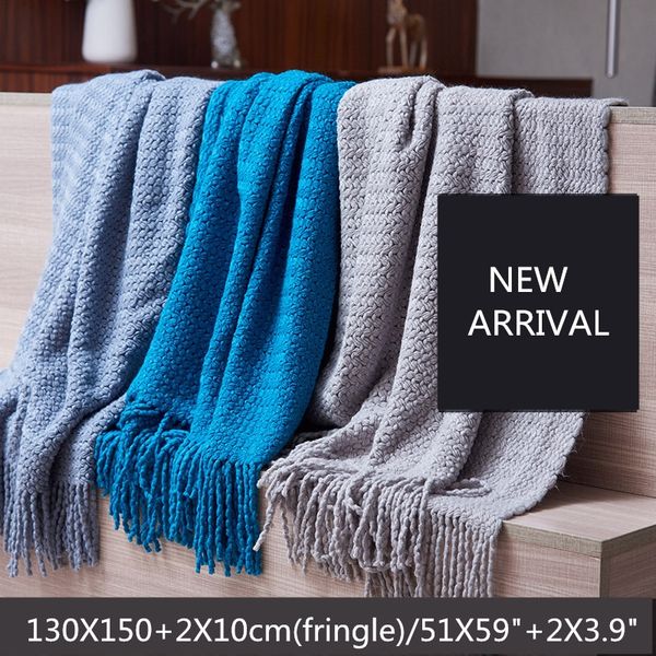 new arrival towel knitted room decoration blanket autumn and winter sofa leisure blanket car office nap with tassel
new arrival towel knitted room decoration blanket autumn and winter sofa leisure blanket car office nap with tassel