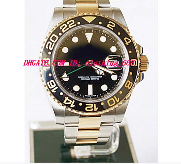 luxury watches wristwatch men's unworn ii 2 tone 18k gold/stainless steel bracelet 116713 40mm ceramic bezel men's watch, Slivery;brown
luxury watches wristwatch men's unworn ii 2 tone 18k gold/stainless steel bracelet 116713 40mm ceramic bezel men's watch, Slivery;brown