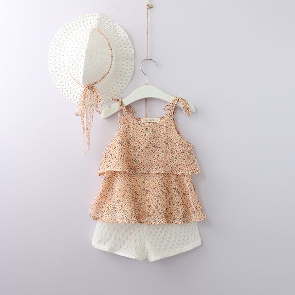 girls clothing sets 2018 summer new kids set floral chiffon halter + embroidered white shorts straw hat set 3pc girls clothes
girls clothing sets 2018 summer new kids set floral chiffon halter + embroidered white shorts straw hat set 3pc girls clothes