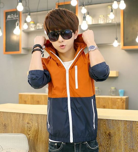 orange jacket men windbreaker spring autumn fashion jacket men's hooded casual jackets male coat thin men coat outwear couple, Black;white
orange jacket men windbreaker spring autumn fashion jacket men's hooded casual jackets male coat thin men coat outwear couple, Black;white