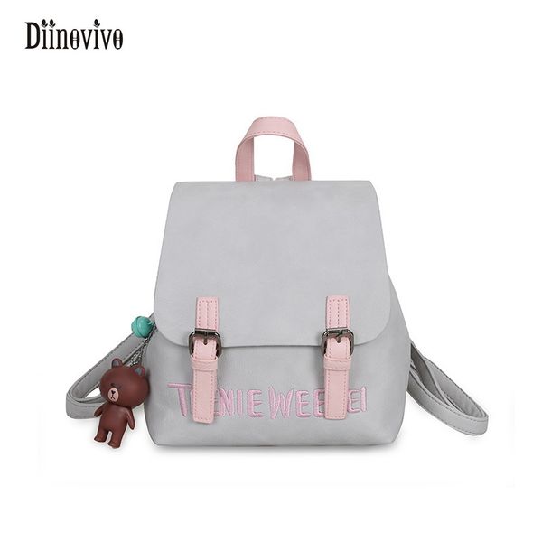 diinovivo brand women pu leather backpack female school bags for girls letter embroidery bagpacks preppy style backpacks dnv0590
diinovivo brand women pu leather backpack female school bags for girls letter embroidery bagpacks preppy style backpacks dnv0590