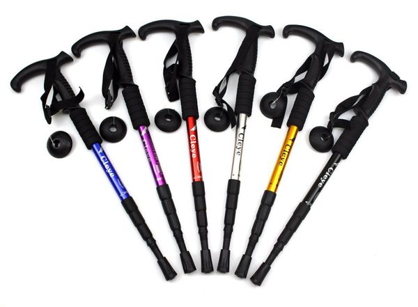 walking stick adjustable aluminum metal shock absorber t handle walking stick trekking pole folding cane pole
walking stick adjustable aluminum metal shock absorber t handle walking stick trekking pole folding cane pole