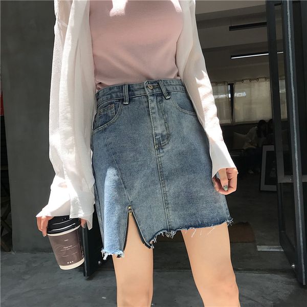 kymakutu chic zipper design fur denim short skirts women 2018 summer new a line high waist mini all match skirts falda vaquera, Black
kymakutu chic zipper design fur denim short skirts women 2018 summer new a line high waist mini all match skirts falda vaquera, Black