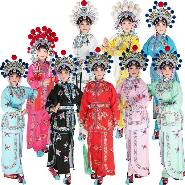 women general soldiers stage opera fighter costume peking henan huang mei sichuan yue operas dao ma dan dress stage performance outfit, Black;red
women general soldiers stage opera fighter costume peking henan huang mei sichuan yue operas dao ma dan dress stage performance outfit, Black;red
