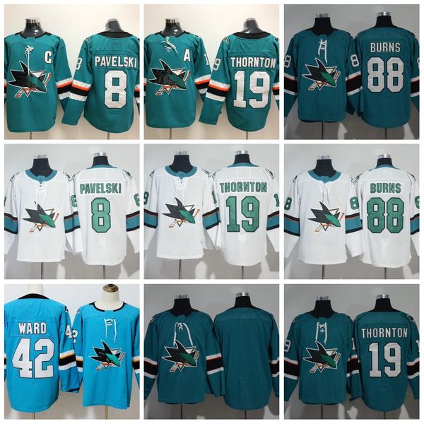 65 Erik Karlsson San Jose Sharks #8 Joe Pavelski #19 Joe Thornton #42 Joel Ward #88 Brent Burns Hockey Jerseys All Stiched
65 Erik Karlsson San Jose Sharks #8 Joe Pavelski #19 Joe Thornton #42 Joel Ward #88 Brent Burns Hockey Jerseys All Stiched