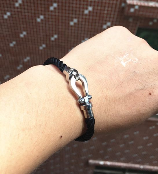 16/17/18/19/20/21cm black rope twist u bracelet,famous france paris brand jewelry magnetic buckle blue bangles stainless steel
16/17/18/19/20/21cm black rope twist u bracelet,famous france paris brand jewelry magnetic buckle blue bangles stainless steel