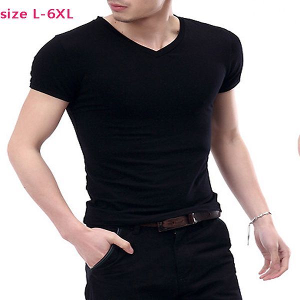 new arrival fashion classic summer men short sleeved lycra bottoming cotton v-neck t shirt large plus size lxl2xl3xl 4xl 5xl 6xl, White;black
new arrival fashion classic summer men short sleeved lycra bottoming cotton v-neck t shirt large plus size lxl2xl3xl 4xl 5xl 6xl, White;black