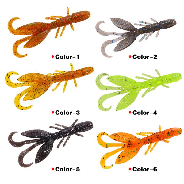 new crystal simulation soft shrimp worms crank bait 6colors 5.5cm 1.4g 12pc/lot soft rubber sticks fishing lures
new crystal simulation soft shrimp worms crank bait 6colors 5.5cm 1.4g 12pc/lot soft rubber sticks fishing lures