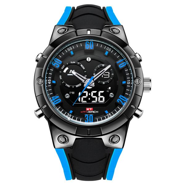 kat-wach waterproof sport watch men dual display silicone led digital watch male clock erkek kol saati relogio, Slivery;brown
kat-wach waterproof sport watch men dual display silicone led digital watch male clock erkek kol saati relogio, Slivery;brown