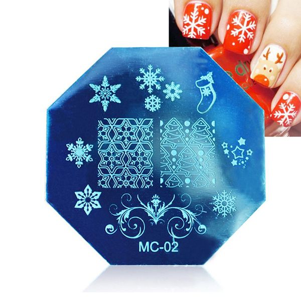 diy octagon nail art decor manicure tool nail polish print template christmas snowflake elk deer print stencil stamp plates, White
diy octagon nail art decor manicure tool nail polish print template christmas snowflake elk deer print stencil stamp plates, White