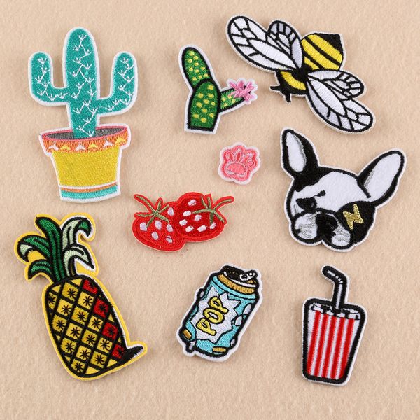 dog bee pop cactus iron on patch embroidered clothes patch for clothing woman clothes stickers garment apparel accessories, Black
dog bee pop cactus iron on patch embroidered clothes patch for clothing woman clothes stickers garment apparel accessories, Black