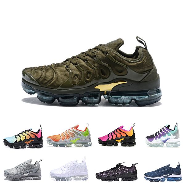 2018 TN Men Running Shoes Photo Blue Cargo Khaki Triple White Men's Sports Trainers Silver Gradient Sherbet Athletic Sneakers wholesale 
2018 TN Men Running Shoes Photo Blue Cargo Khaki Triple White Men's Sports Trainers Silver Gradient Sherbet Athletic Sneakers wholesale