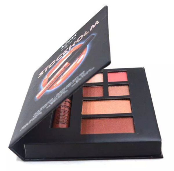 Newest Makeup NYX STOCKHOLM lip eye face collection Soft matte lip cream Highlighter 4colors eyeshadow blush Set DHL shipping
Newest Makeup NYX STOCKHOLM lip eye face collection Soft matte lip cream Highlighter 4colors eyeshadow blush Set DHL shipping