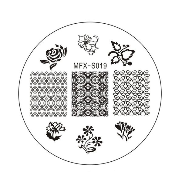 mifanxi rotundity 019 nail art stamping plates manicure stamping template image plates nail stamp plate print stencil, White
mifanxi rotundity 019 nail art stamping plates manicure stamping template image plates nail stamp plate print stencil, White