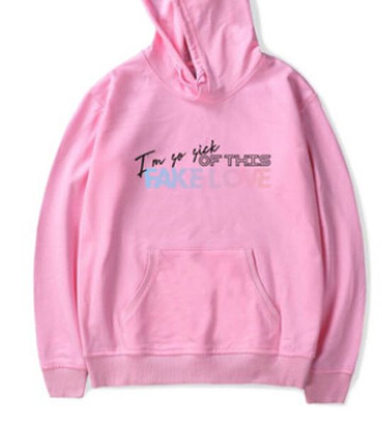 Thick Pullover Hooded Sweatshirt BTS KPOP FAKE LOVE Letter Print Men Women Fashion Loose Hoodies Lovers Casual Autumn Winter Sweater Wear
Thick Pullover Hooded Sweatshirt BTS KPOP FAKE LOVE Letter Print Men Women Fashion Loose Hoodies Lovers Casual Autumn Winter Sweater Wear