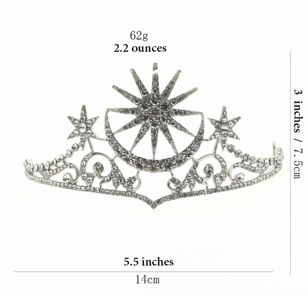 baroque high end tiara bridal crown star cross boutique crystal bridal hair accessories anchor rhinestone wedding tiaras, Silver
baroque high end tiara bridal crown star cross boutique crystal bridal hair accessories anchor rhinestone wedding tiaras, Silver