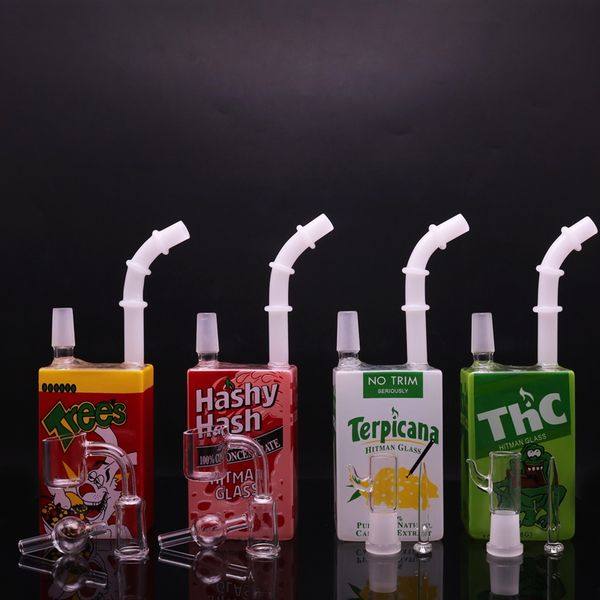 Hitman Water Bong Glass Juice Box Dab нефтяные вышки Mini Bubbler трубы 7,5 дюймов стеклянная водопроводная труба с кварцевым гвоздем
Hitman Water Bong Glass Juice Box Dab нефтяные вышки Mini Bubbler трубы 7,5 дюймов стеклянная водопроводная труба с кварцевым гвоздем