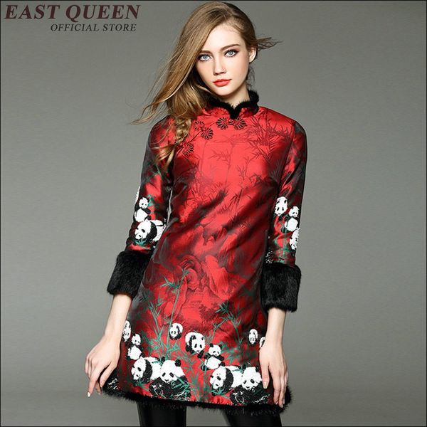 chinese traditional women's silk qipao short mini cheongsam dress chinese-style winter cheongsam coat aa1705x, Red
chinese traditional women's silk qipao short mini cheongsam dress chinese-style winter cheongsam coat aa1705x, Red