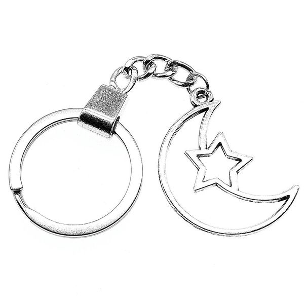 6 pieces key chain women key rings couple keychain for keys moon stars metal frame pendant 37x25mm, Slivery;golden
6 pieces key chain women key rings couple keychain for keys moon stars metal frame pendant 37x25mm, Slivery;golden