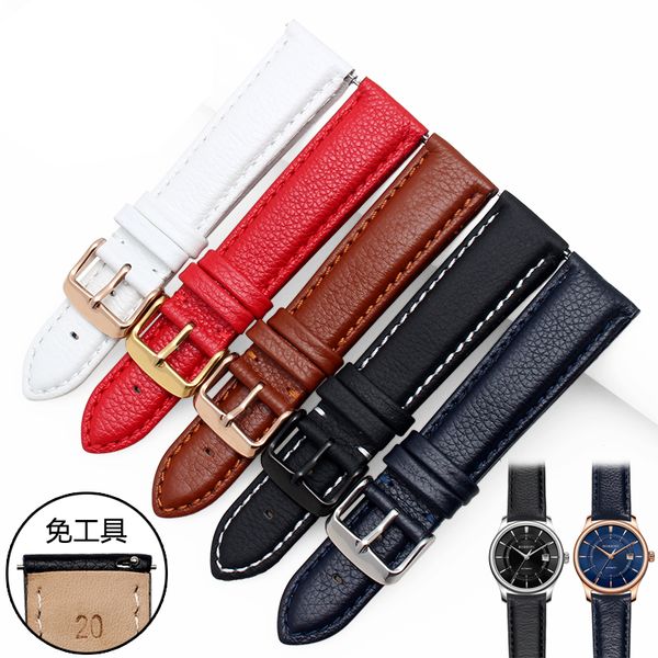 genuine leather watchband 14mm 16mm 18mm 20mm women watch strap cowhide leather bracelet tools, Black;brown
genuine leather watchband 14mm 16mm 18mm 20mm women watch strap cowhide leather bracelet tools, Black;brown