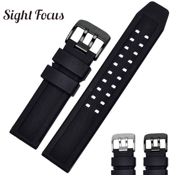 sports style silicone rubber strap for watchband 23mm brushed black tang buckle quality bands diving strap male, Black;brown
sports style silicone rubber strap for watchband 23mm brushed black tang buckle quality bands diving strap male, Black;brown