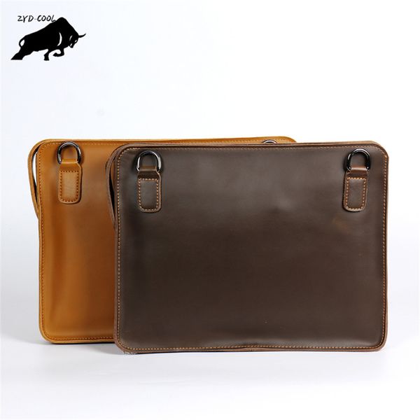 zyd-cool casual genuine leather men's business handbags real leather soft men briefcase bag cowhide men crossbody envelope bag
zyd-cool casual genuine leather men's business handbags real leather soft men briefcase bag cowhide men crossbody envelope bag