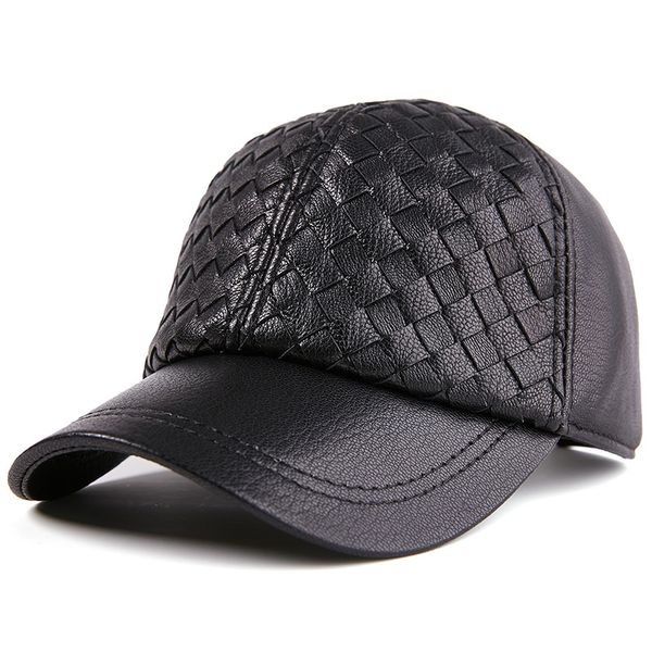 men's genuine leather hat male sheepskin baseball cap adjustable baseball hat handwoven earprotection leather cap b-8703, Blue;gray
men's genuine leather hat male sheepskin baseball cap adjustable baseball hat handwoven earprotection leather cap b-8703, Blue;gray