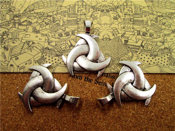 15pcs-- knot charms, antique tibetan silver 2 sided knot pendants 37x30mm, Bronze;silver
15pcs-- knot charms, antique tibetan silver 2 sided knot pendants 37x30mm, Bronze;silver