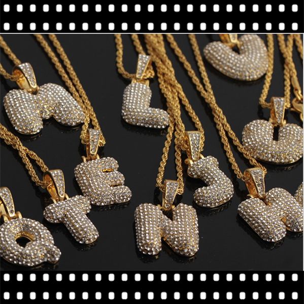 new hip hop men's a-z custom name bubble letters pendant necklaces charm for men women gold cubic zircon hip hop jewelry gifts, Silver
new hip hop men's a-z custom name bubble letters pendant necklaces charm for men women gold cubic zircon hip hop jewelry gifts, Silver