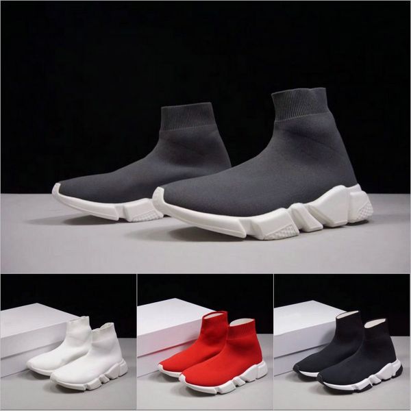2020 sock shoes paris material speed trainer men&women running shoes stretch-knit mid sport boots new sneakers, White;red
2020 sock shoes paris material speed trainer men&women running shoes stretch-knit mid sport boots new sneakers, White;red