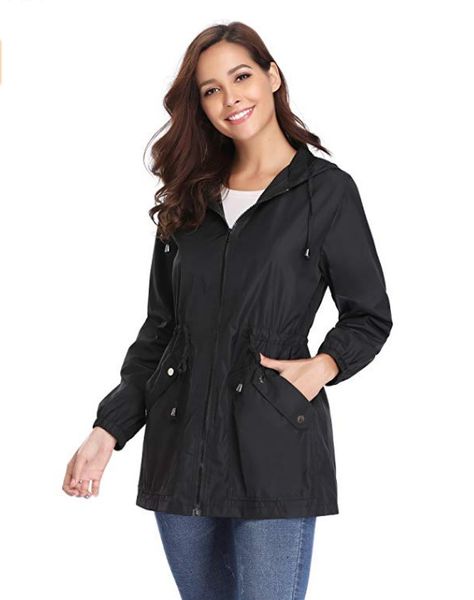 hooded full sleeve ladies windbreaker slim casual designer fall coat zipper solid trench coat for women, Tan;black
hooded full sleeve ladies windbreaker slim casual designer fall coat zipper solid trench coat for women, Tan;black