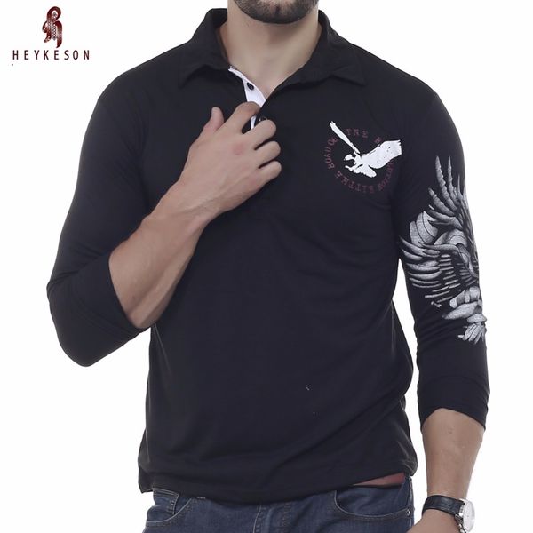 wholesale-heykeson mens shirt brands 2017 male long sleeve fashion casual slim solid eagle printing s men xxl, White;black
wholesale-heykeson mens shirt brands 2017 male long sleeve fashion casual slim solid eagle printing s men xxl, White;black