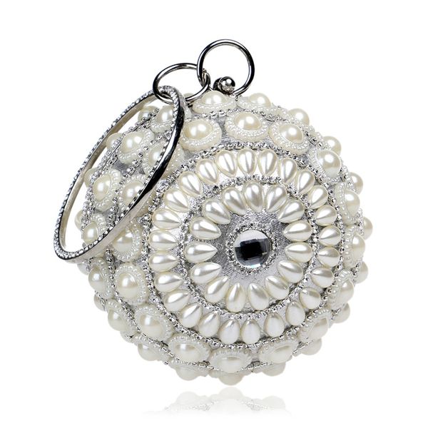 beaded round design women's bag rhinestones luxurious punk small lady day clutches evening bag silver/black/gold l145
beaded round design women's bag rhinestones luxurious punk small lady day clutches evening bag silver/black/gold l145