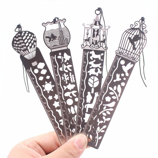 4pcs cute kawaii creative horse birdcage hollow metal bookmark ruler for kids student gift school supplies ing
4pcs cute kawaii creative horse birdcage hollow metal bookmark ruler for kids student gift school supplies ing
