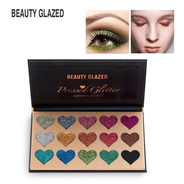 beauty glazed makeup 15 colors pressed heart makeup glitters eyeshadow palette shimmer pigment eye shadow pallete maquiagem
beauty glazed makeup 15 colors pressed heart makeup glitters eyeshadow palette shimmer pigment eye shadow pallete maquiagem