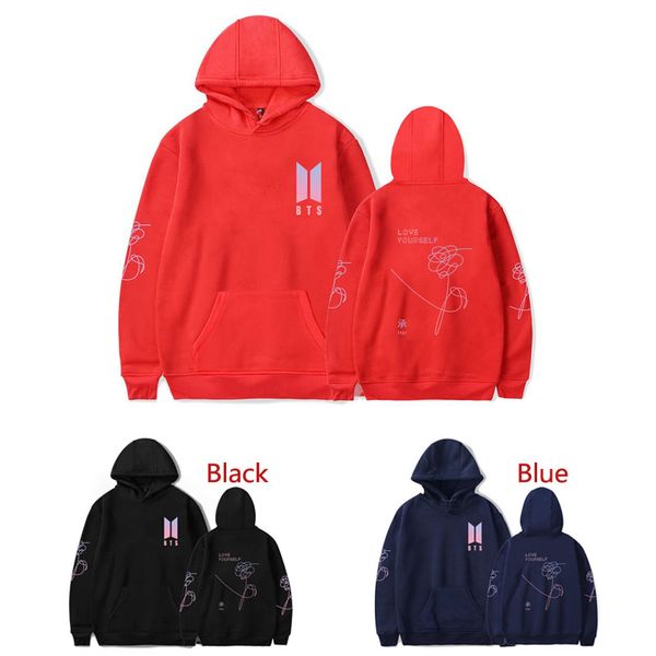 bts bangtan boys fan suit big size hoodie loose leisure sport couple with word 'love yourself, Black
bts bangtan boys fan suit big size hoodie loose leisure sport couple with word 'love yourself, Black
