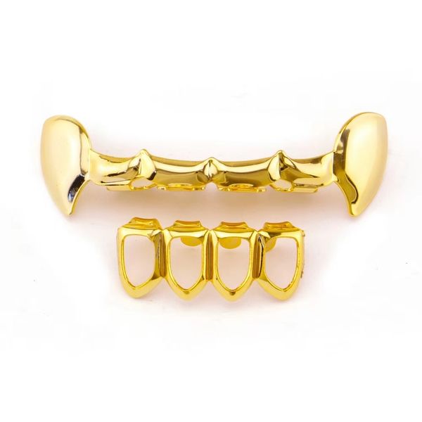 hip hop tiger upper teeth grillz real gold plated hollow dental grills rapper body jewelry four colors golden silver rose gold gun black
hip hop tiger upper teeth grillz real gold plated hollow dental grills rapper body jewelry four colors golden silver rose gold gun black